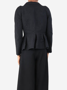 Marni Black alpaca jacket - size UK 6