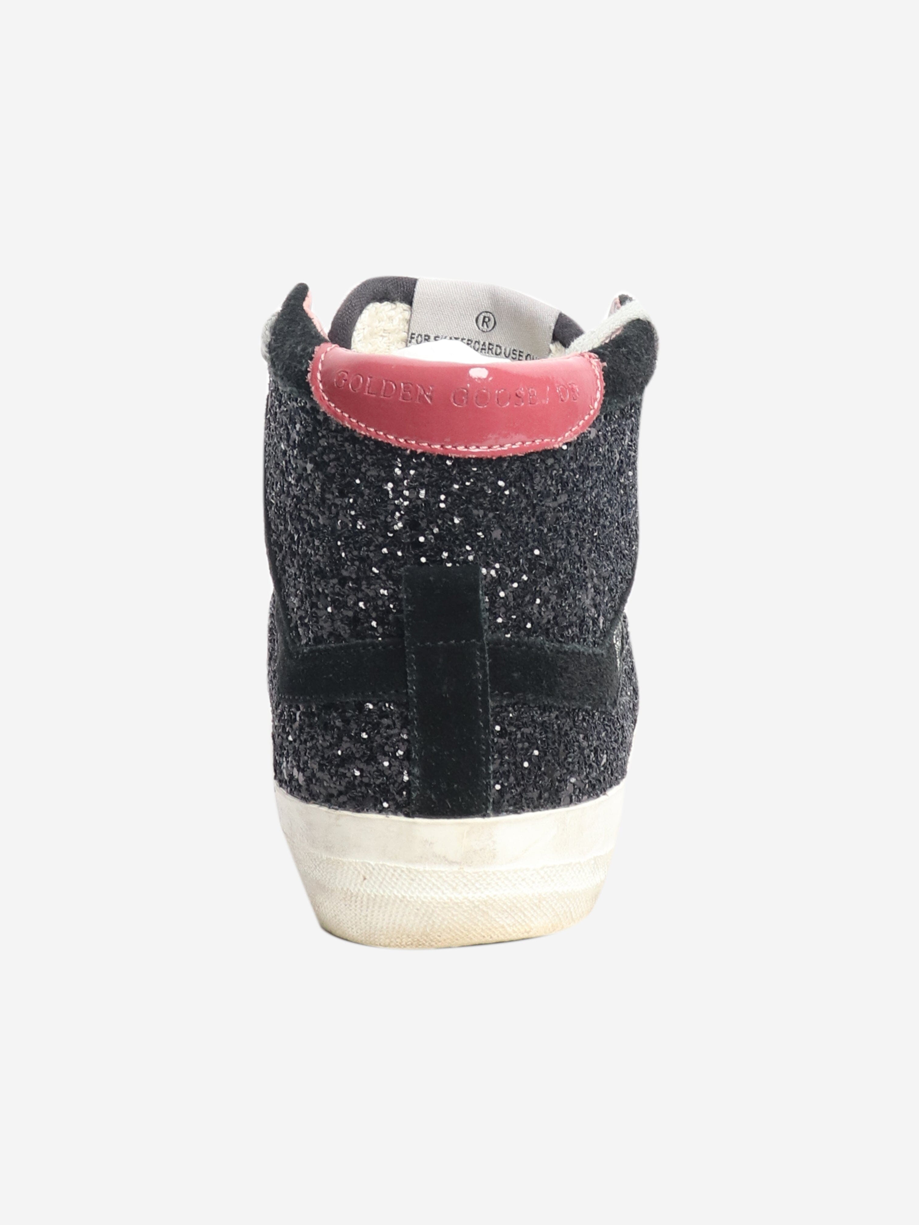 Black Mid Star trainers - size EU 38 Trainers Golden Goose 