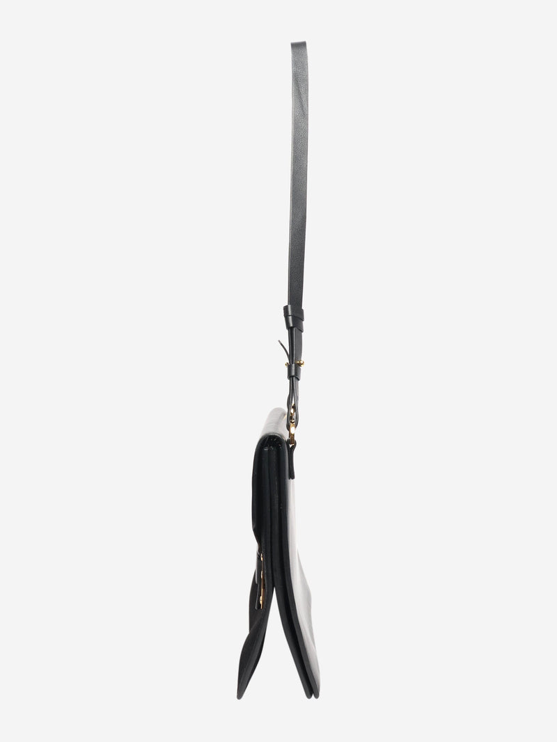Black leather and suede bag Shoulder bags Sophie Hulme 