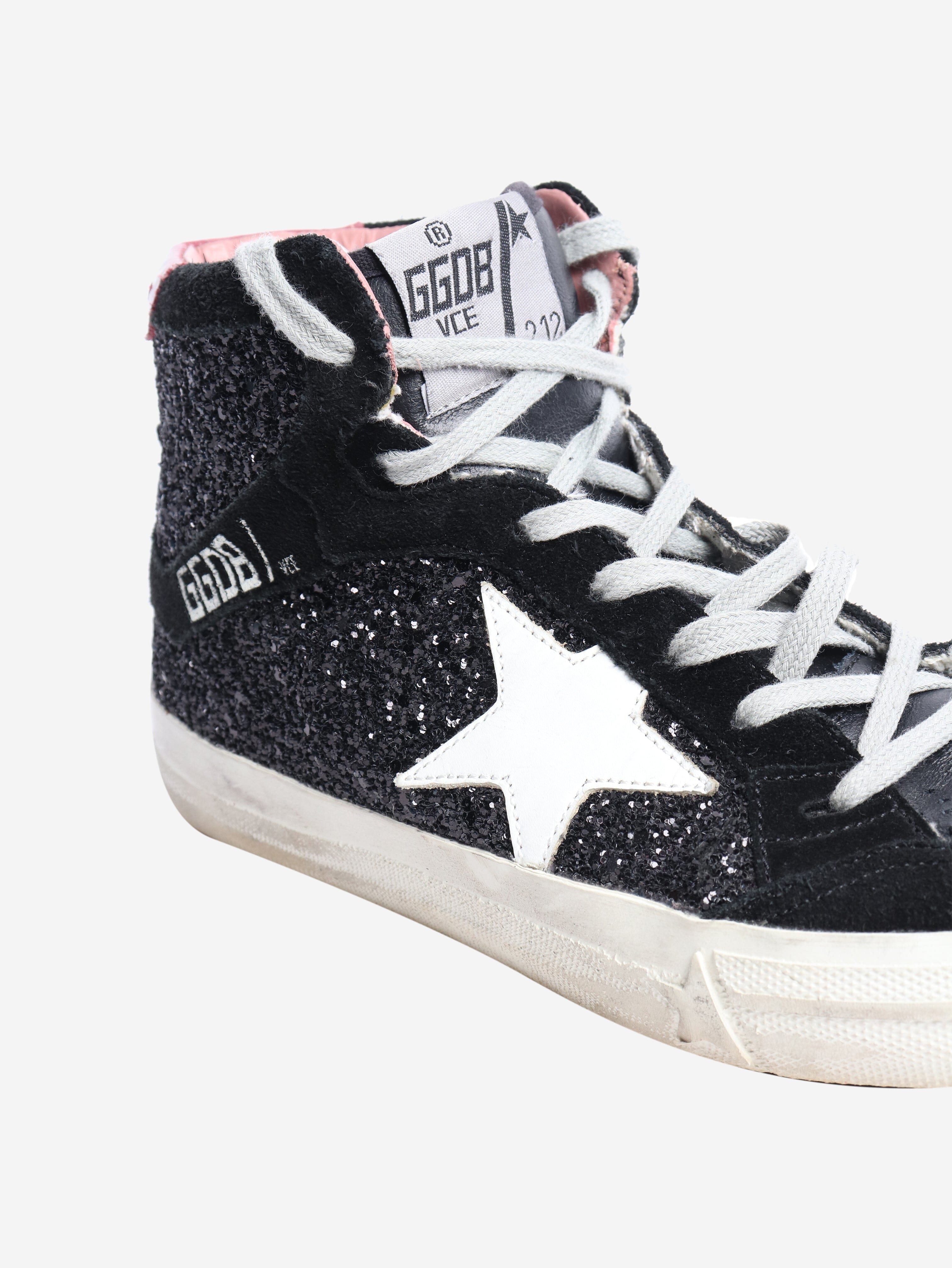 Black Mid Star trainers - size EU 38 Trainers Golden Goose 