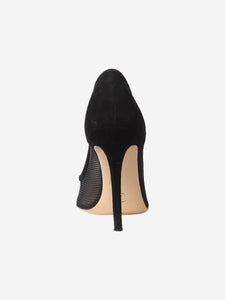 Gianvito Rossi Black suede mesh pumps - size EU 36 (UK 3)