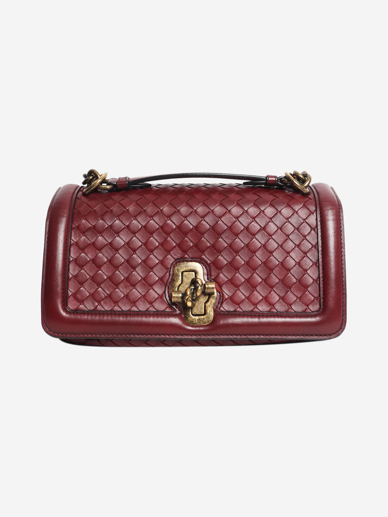 Burgundy Olimpia knot shoulder bag Shoulder bags Bottega Veneta 