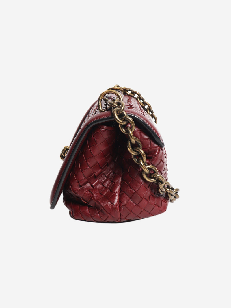 Burgundy Olimpia knot shoulder bag Shoulder bags Bottega Veneta 