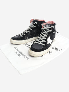 Black Mid Star trainers - size EU 38 Trainers Golden Goose 