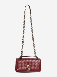 Burgundy Olimpia knot shoulder bag Shoulder bags Bottega Veneta 