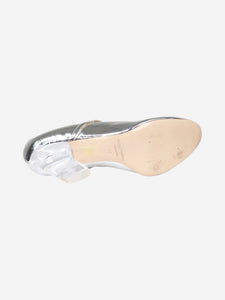 Emilia Wickstead Silver metallic heels - size EU 40