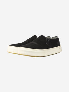 Celine Black satin slip-on shoes - size EU 37