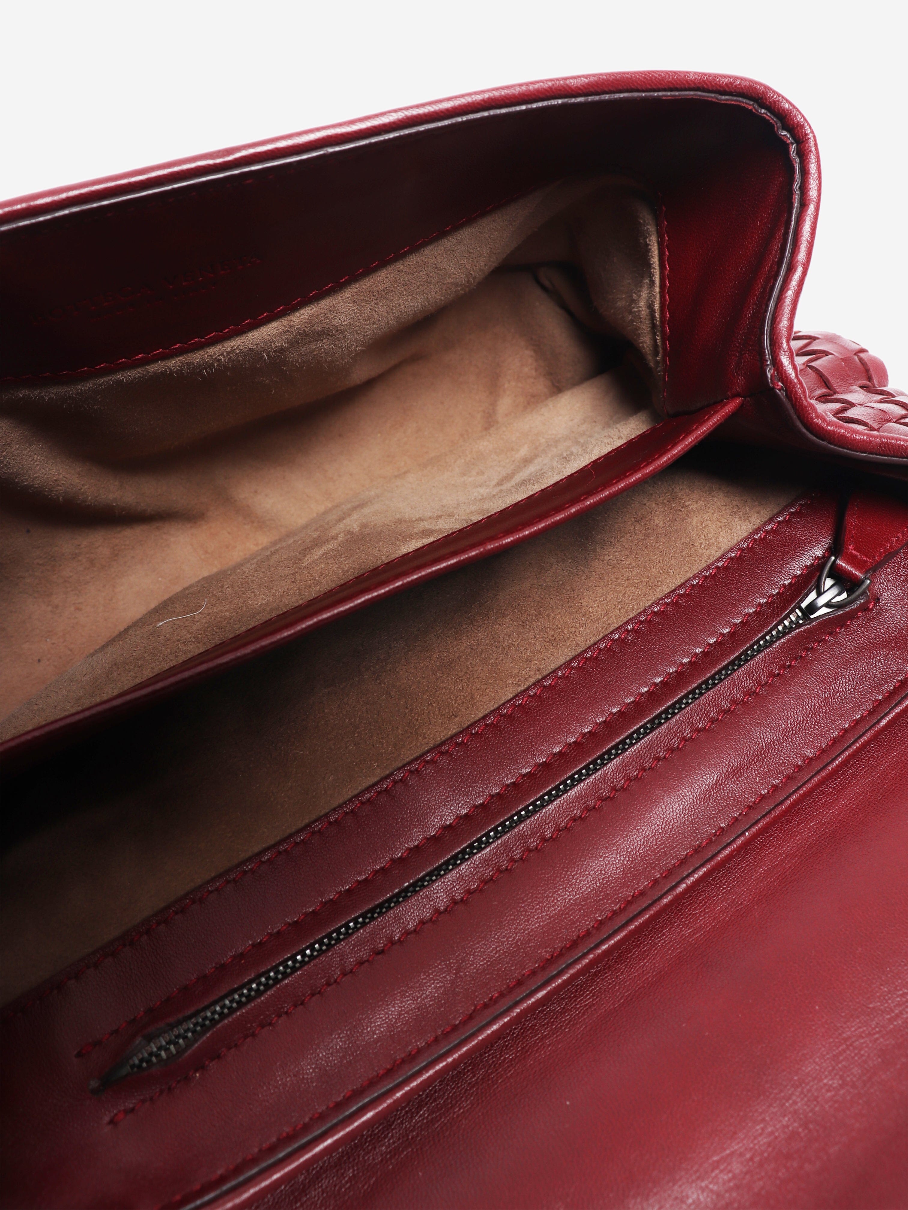 Burgundy Olimpia knot shoulder bag Shoulder bags Bottega Veneta 
