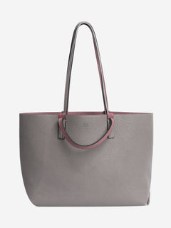 Grey leather tote bag Tote Bags Moynat 