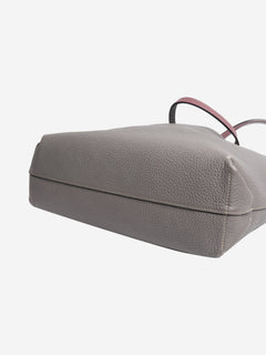 Grey leather tote bag Tote Bags Moynat 