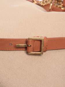 Saint Laurent Brown Laurent shopper bag