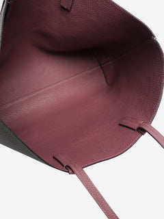 Grey leather tote bag Tote Bags Moynat 