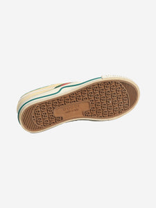 Gucci Cream Tennis 1977 trainers - size EU 36