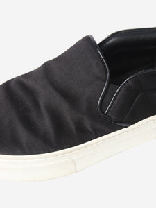 Celine Black satin slip-on shoes - size EU 37