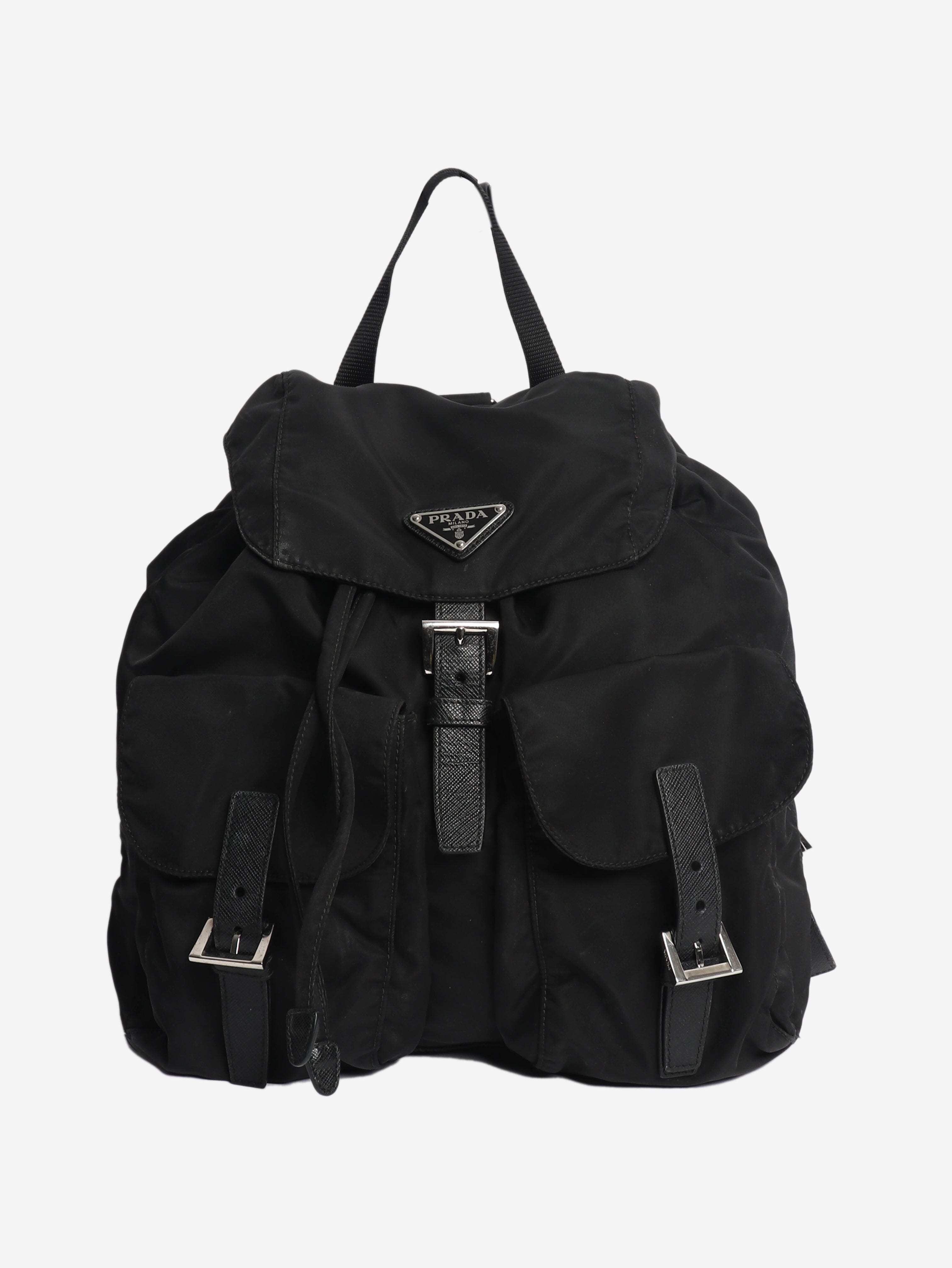Black nylon backpack Backpacks Prada 