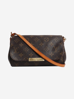 Brown 2015 Monogram Favorite MM bag Cross-body Bags Louis Vuitton 