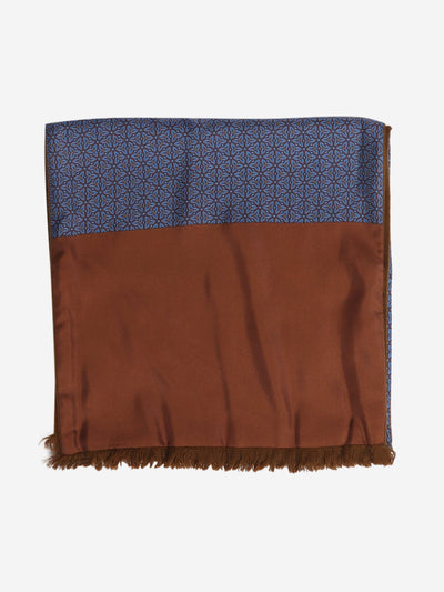 Brown silk and angora-blend scarf Scarves Hermes 