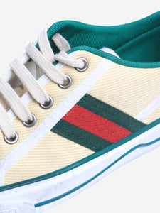 Gucci Cream Tennis 1977 trainers - size EU 36