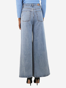 Izakova Lightwash denim wide leg jeans - size S