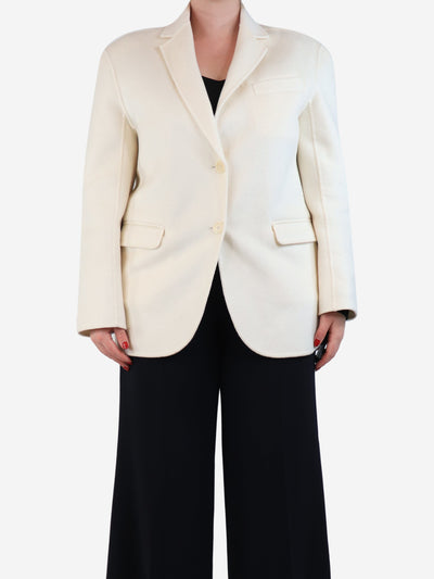 Cream wool jacket - size M Coats & Jackets Anine Bing 