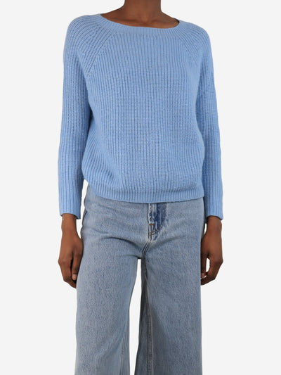 Light blue ribbed sweater - size XS Knitwear Weekend Max Mara 