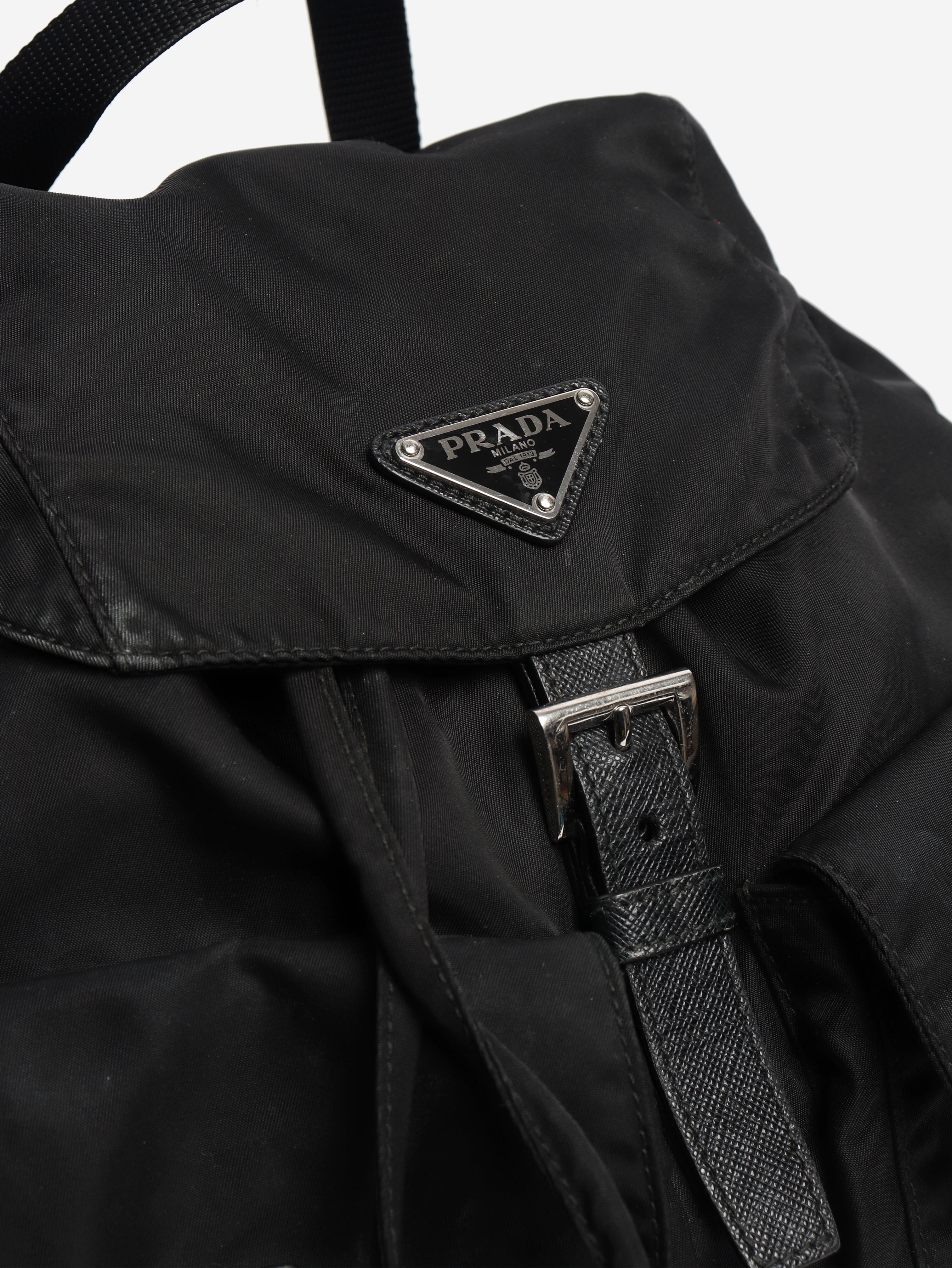 Black nylon backpack Backpacks Prada 