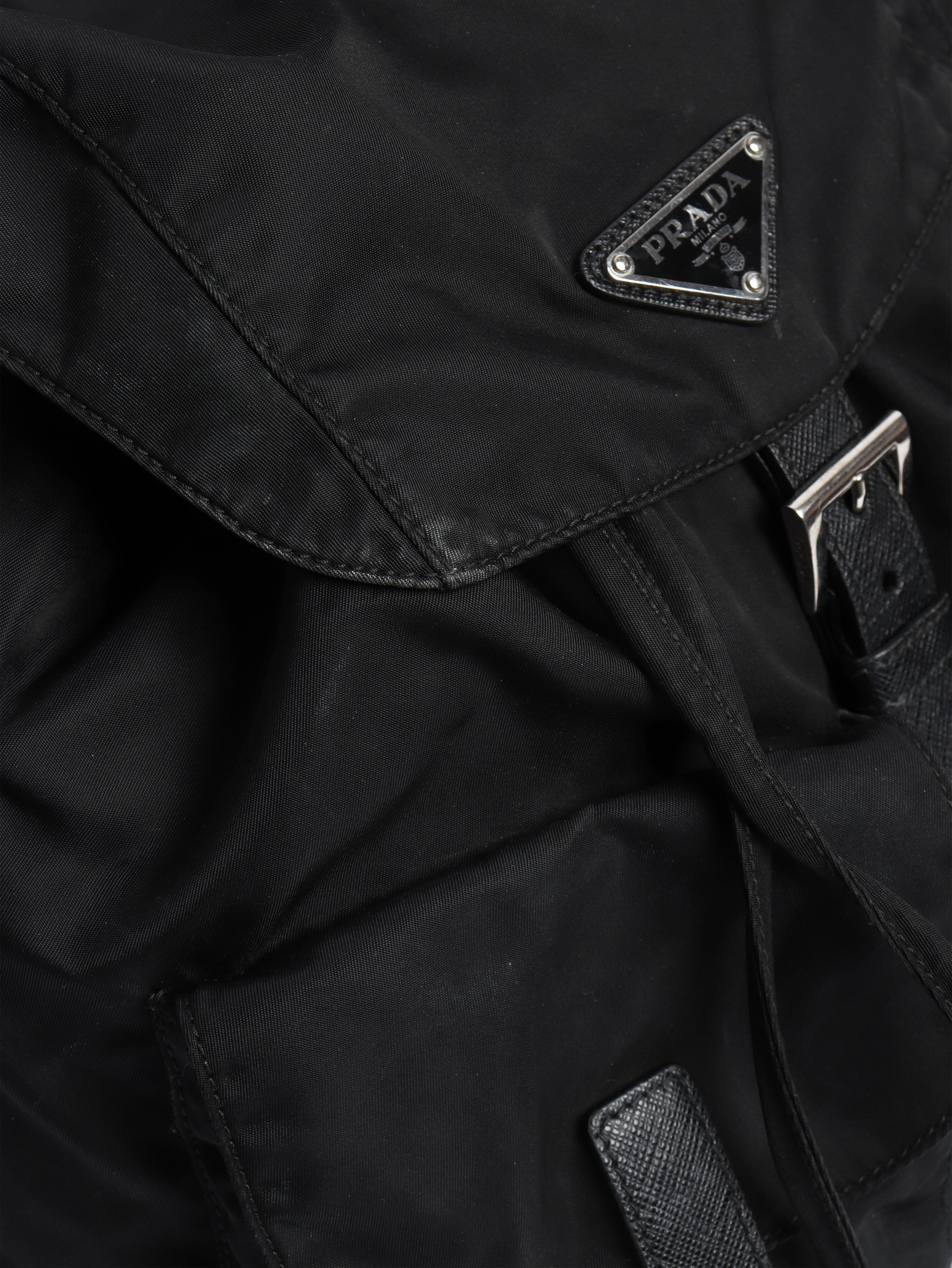 Black nylon backpack Backpacks Prada 