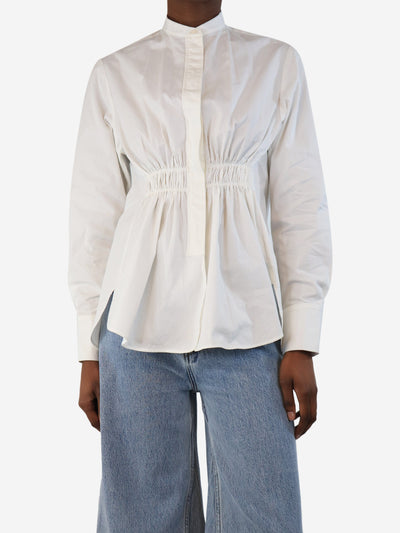 White ribbed shirt - size UK 6 Tops Stella McCartney 