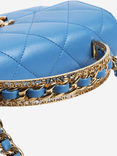 Blue small lambskin quilted crossbody bag Cross-body bags Chanel 