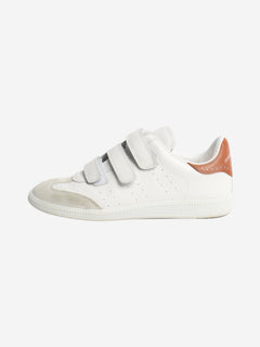White Beth velcro trainers - size EU 39