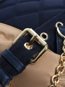 Burberry Beige nylon and leather backpack