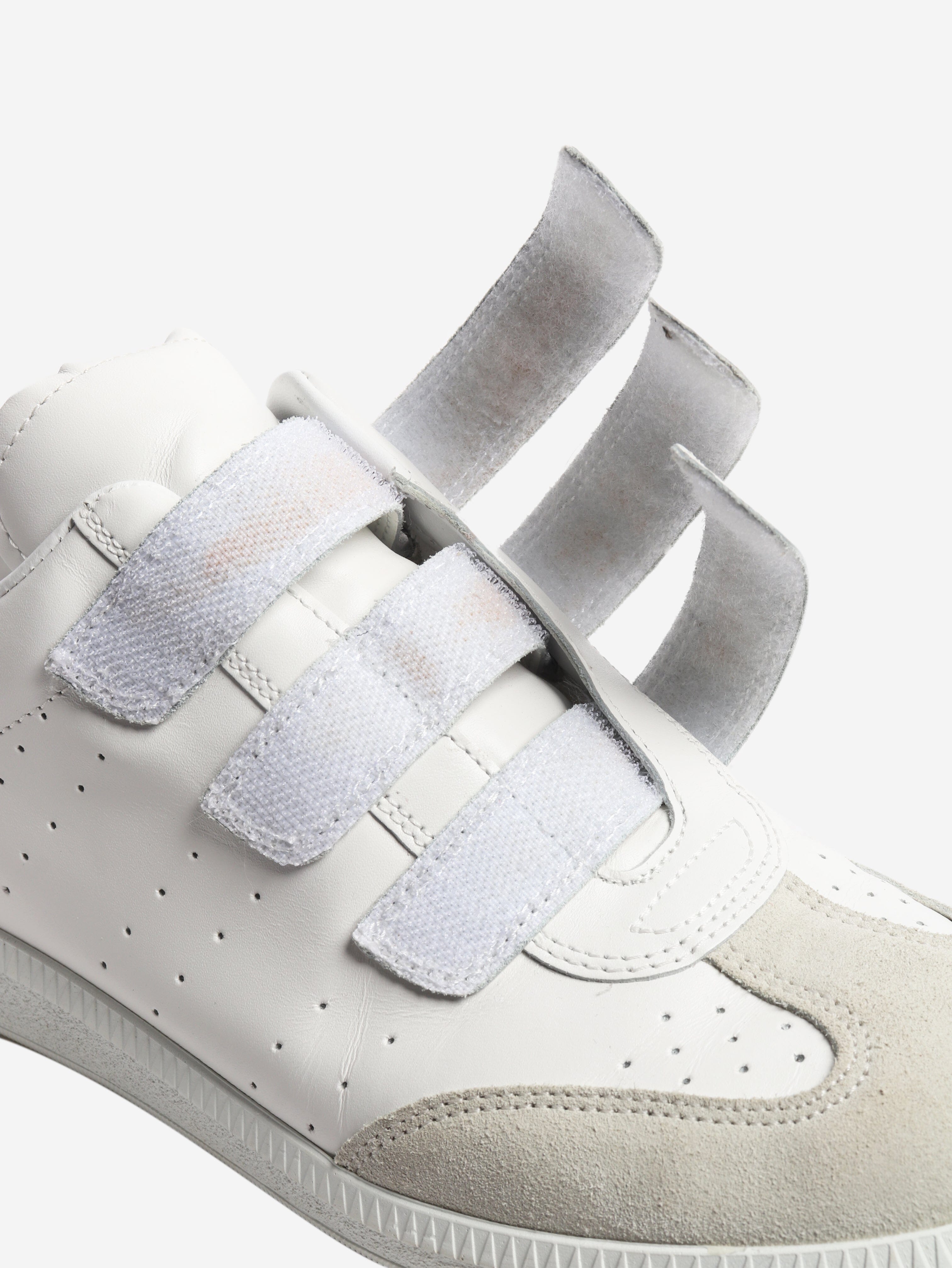 White Beth velcro trainers - size EU 39
