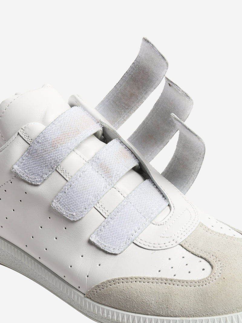 White Beth velcro trainers - size EU 39