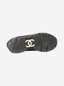 Chanel Black CC mesh trainers - size EU 37