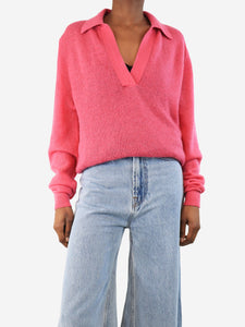 Khaite Pink cashmere jumper - size XS