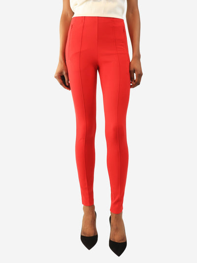 Red slim-leg trousers - size UK 8 Trousers Balenciaga 