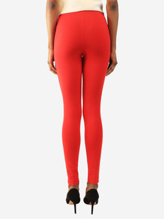 Red slim-leg trousers - size UK 8 Trousers Balenciaga 
