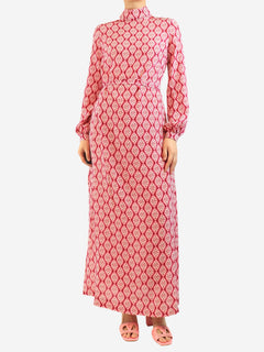 Pink printed maxi dress - size S Dresses Catherine Prevost 