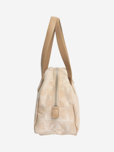 Chanel Neutral vintage 2002 Travel Line top handle bag
