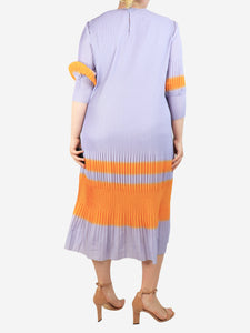 Dries Van Noten Dries Van Noten Lilac pleated flowy dress - size M