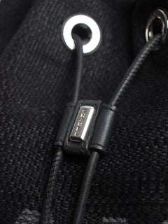 Black 2018 Rue Cambon canvas backpack Backpacks Chanel 