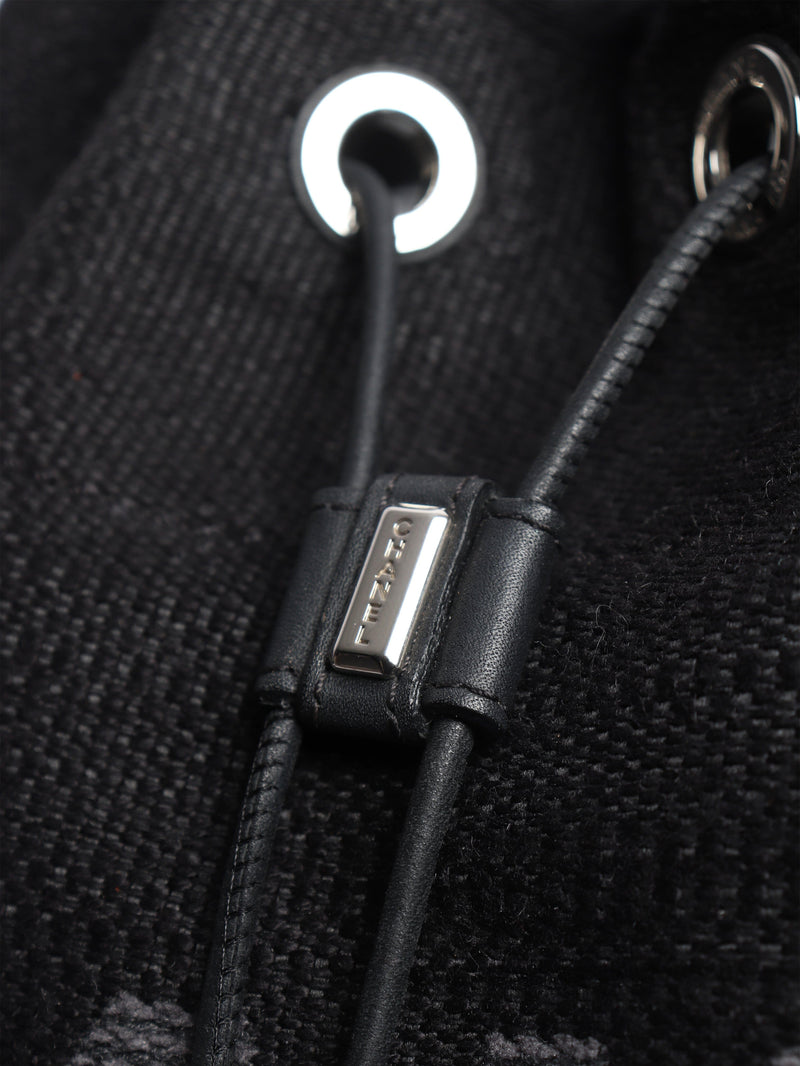 Black 2018 Rue Cambon canvas backpack Backpacks Chanel 