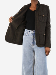 Polo Ralph Lauren Khaki tweed jacket - size XS