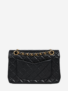 Black vintage lambskin Medium Classic Double Flap bag Shoulder bags Chanel 