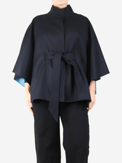 Black belted cape - size M Coats & Jackets Hernando Lizarazo 