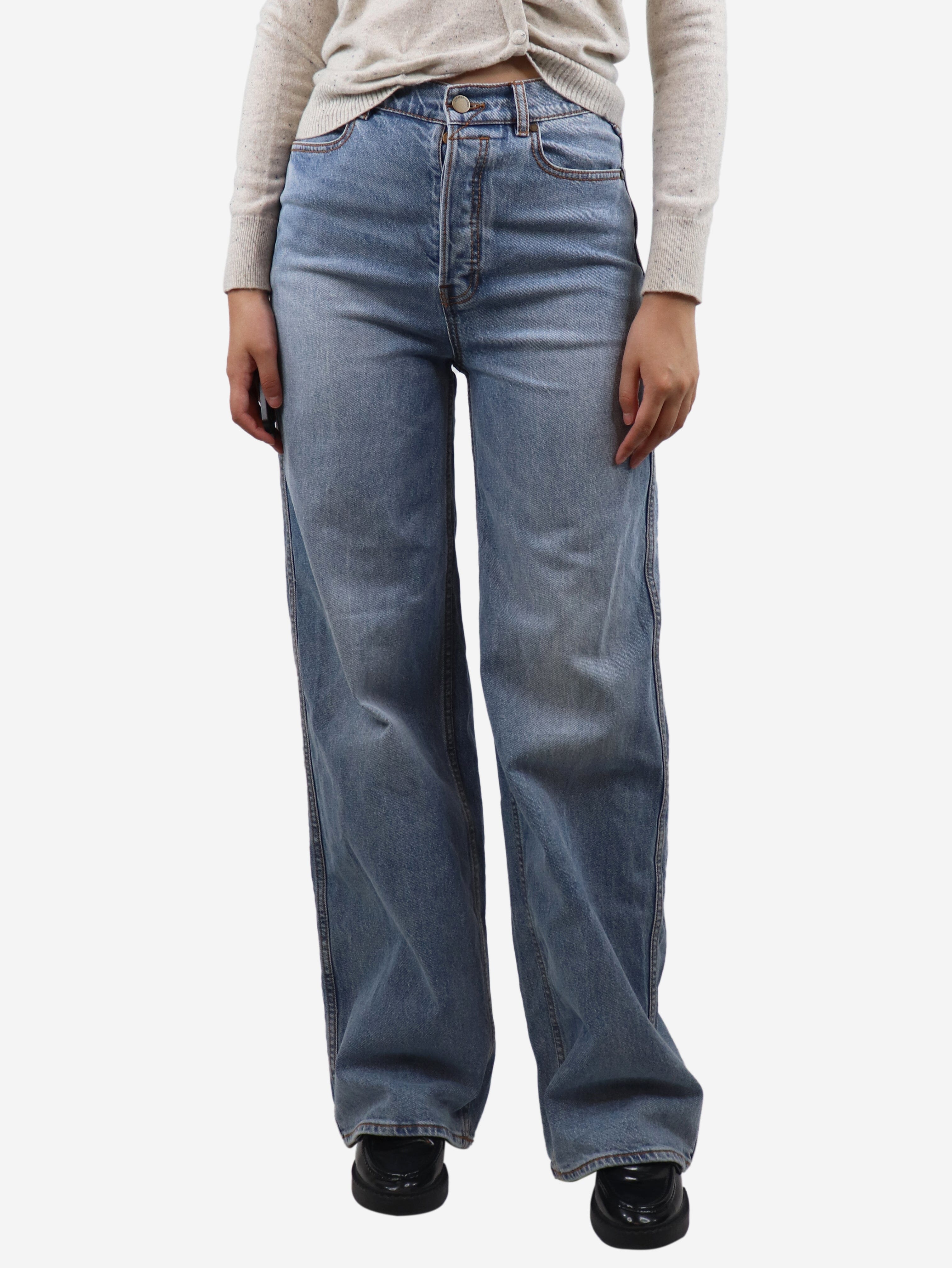 Zimmermann pre-owned blue wide leg jeans - size W27 | Sign