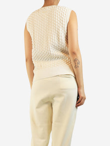 White spikey jumper vest - size S Knitwear Eytys 