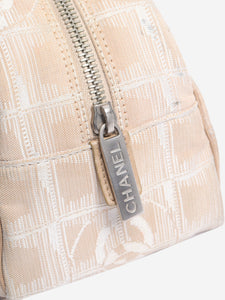 Chanel Neutral vintage 2002 Travel Line top handle bag