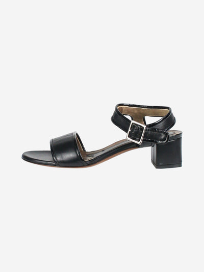 Black leather slingback sandals - size EU 37 Heels Marni 