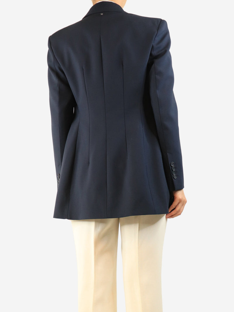 Navy double-breasted blazer - size UK 12 Coats & Jackets Sportmax 